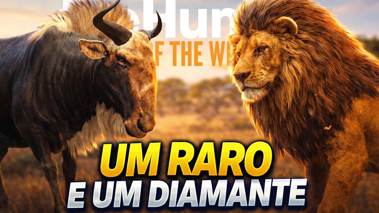 Caçada sensacional de um GNU RARO E UM LEÁO DIAMANTE - do 1 ao 60 #ep96