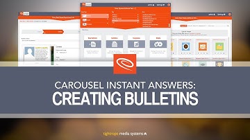 Carousel Training: Creating Bulletins