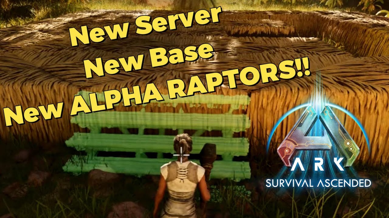 Not ONE but TWO Alpha Raptors?!? - New Server - Ark:Survival Ascended ...