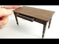 Comment faire des tables anciennes miniatures   tutorial  diy