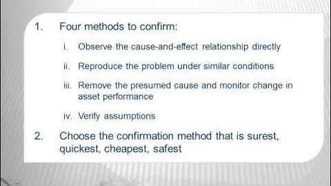 Root Cause Failure Analysis (RCFA) in the Context of PAS-55