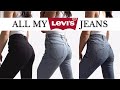 LEVI'S JEANS REVIEW & TRY ON 👖501, Wedgie, Skinny, Tapered and more!