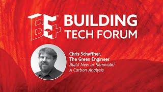 Build New or Renovate A Carbon Analysis