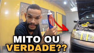 COMO RESTAURAR FAROL COM PASTA DE DENTE - VERDADE OU MITO???