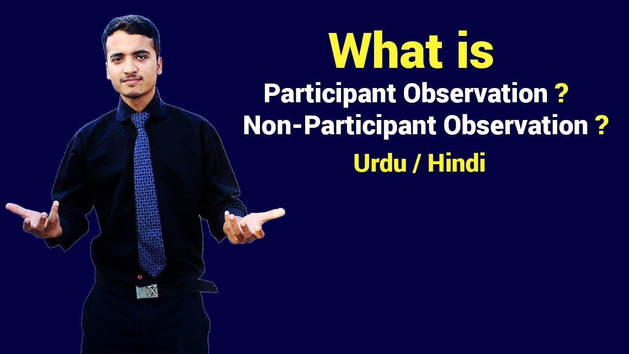 Participant Observation Non Participant Observation Urdu Hindi Participant Observation Non Participant Observation Urdu Hindi