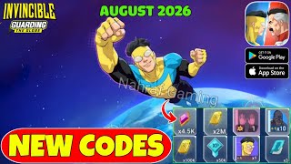UPD⚠️Invincible Guarding the Globe Gift Codes AUG 2026 | Invincible GTG Codes - How to Redeem 