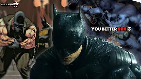 Never Let Batman Catch You Commiting A Crime.