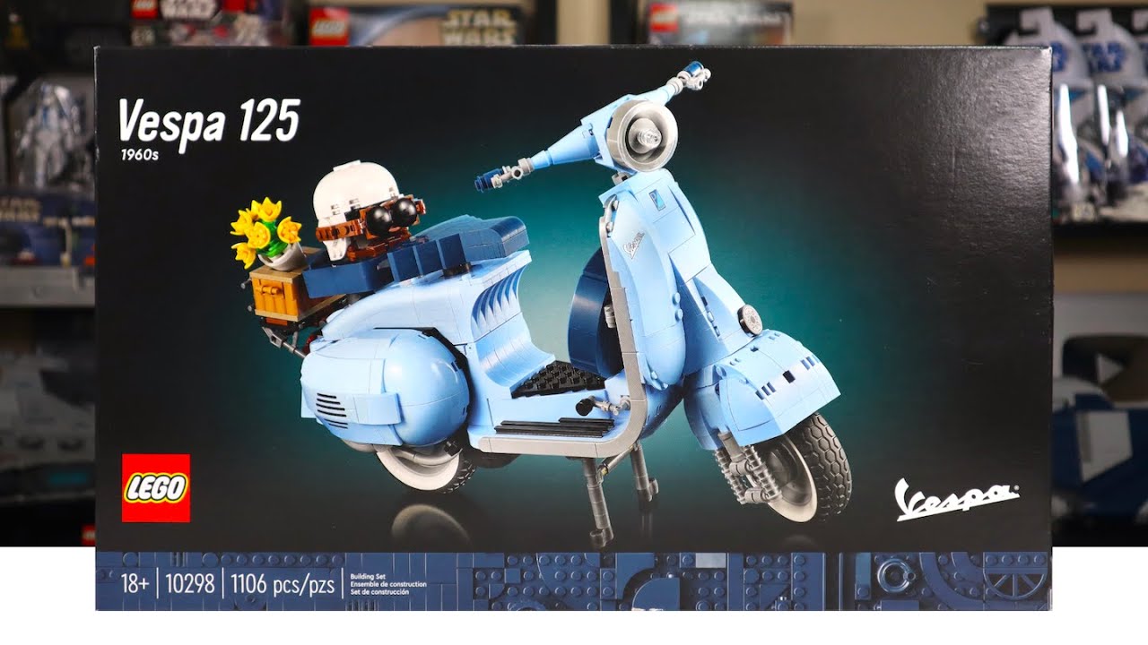 Taking the LEGO Vespa (10289) out for some photos - Jay's Brick Blog