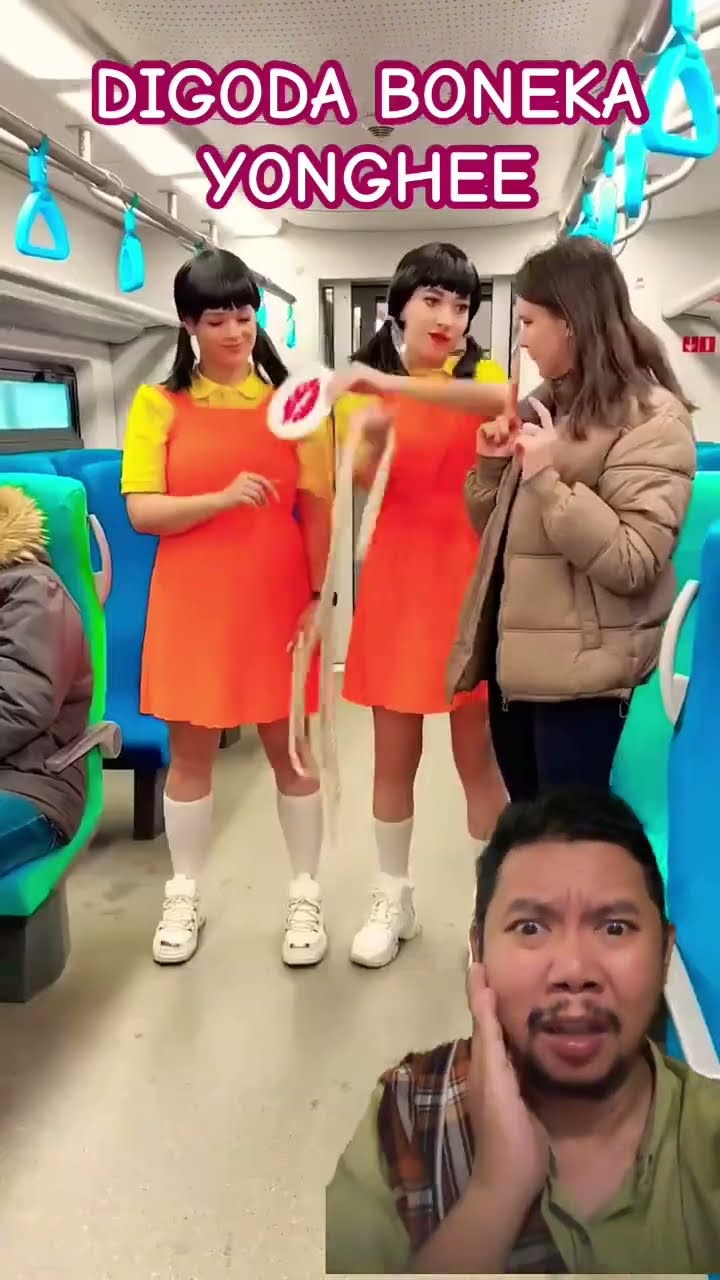 DICIUM KAKAK BONEKA YONGHEE)!!!! #funny #squidgame #comedy #twins