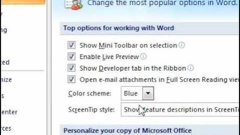 How to turn off screentips in Word