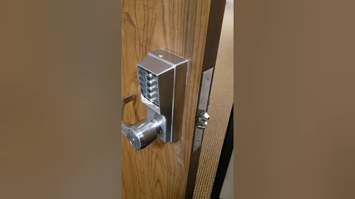 Simplex 8100 series cipher lock code change