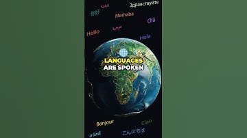 How Many Languages Are Spoken Around The World? #shorts #language #earth #speaking