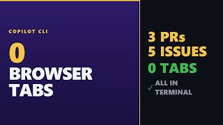 GitHub Copilot — PRs, Issues & CI Without Opening a Browser