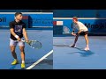 Carlos Alcaraz vs Andrey Rublev INTENSE Practice Match - Doha 2025