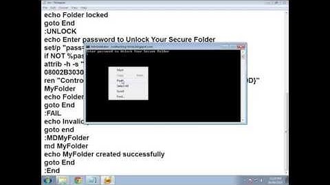 Password Protect Any Folder Without Any Software