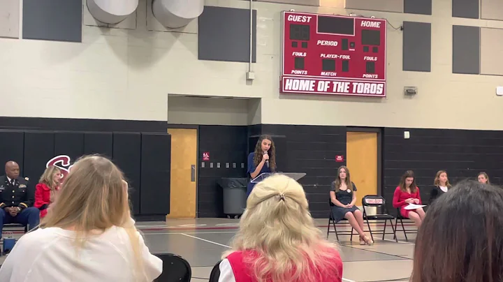 Victoria Holley Veterans Day Speech SFMS