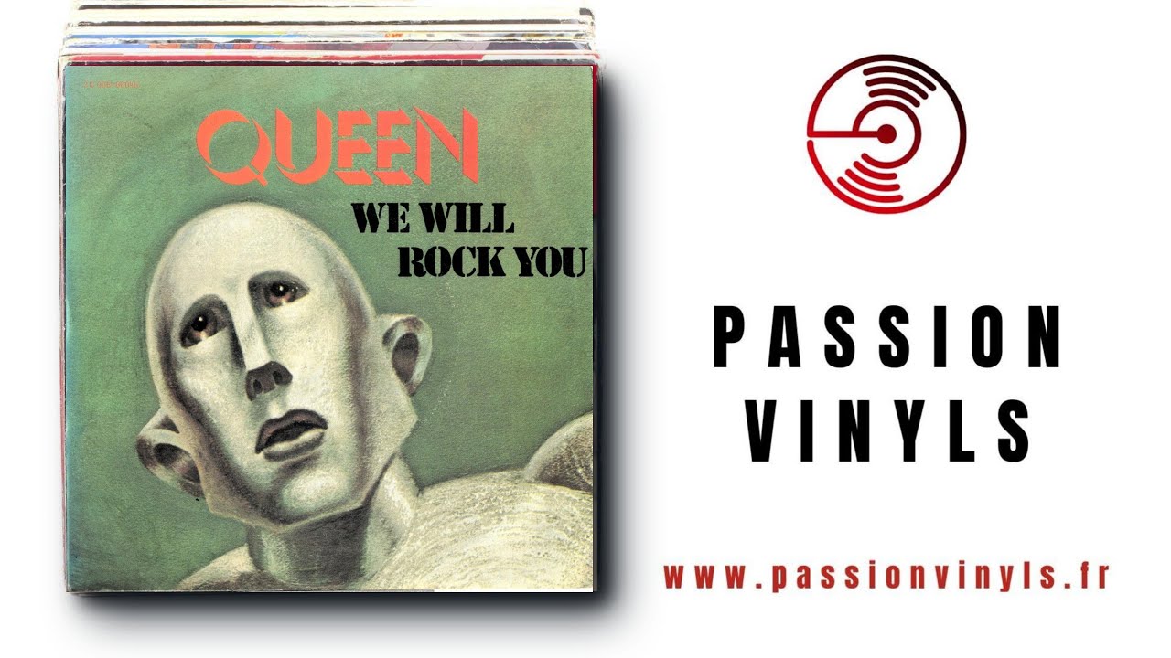 Queen - 1977 - We Will Rock You - (Vinyl 45 Tours) - YouTube