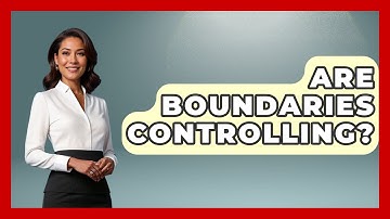 Are Boundaries Controlling? - The Personal Growth Path