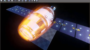 Unreal Engine 4 - Satellite Re-entry FX Test