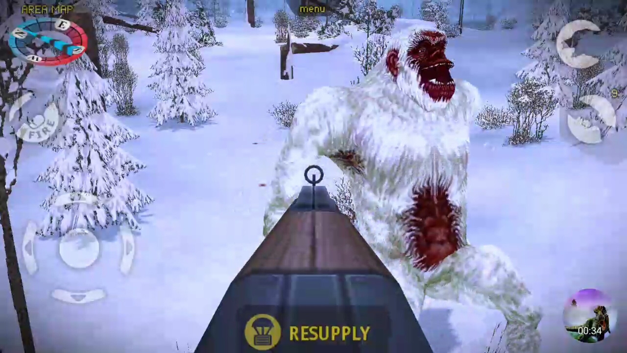 Carnivores Ice Age Yeti Hunting with No Radar, Cover Scent