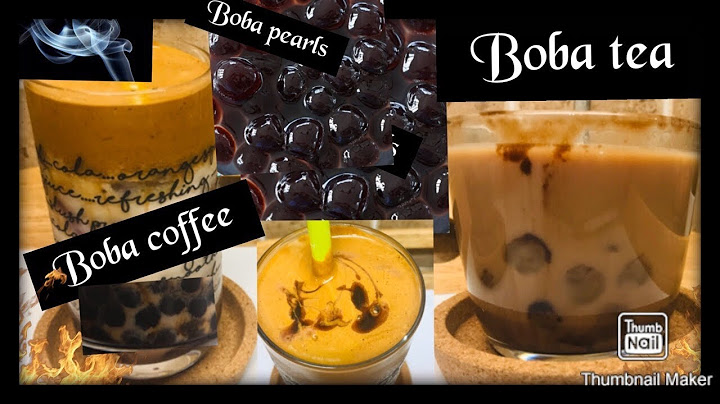 How to make boba pearls with flour