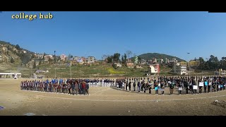 World पिस मार्चमा पनौतीका विद्यार्थीको दमदार सर्मथन। world peace march with sutdent at panauti Nepal