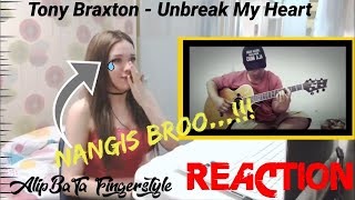 TERHARU Alif ba ta Tony Braxton unbreak my heart (reaction)