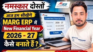 How to Create new financial year 2026in marg erp software new financial year screenshot 4