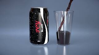 Cola drink commercial with Cinema 4D and Realflow
