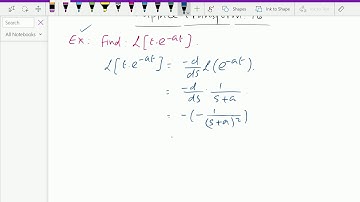 Laplace transform : - ( Laplace transform of product of  two functions ; Solving problems ) - 16.