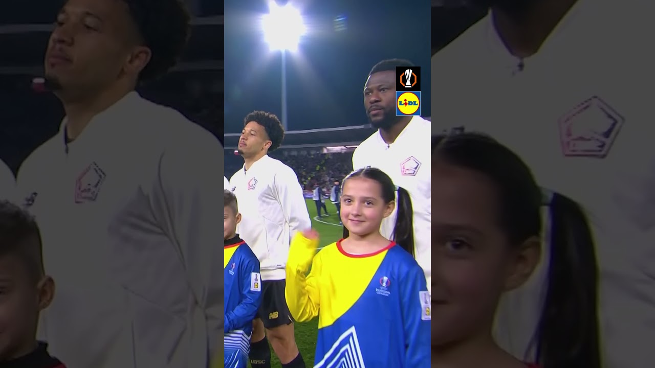Mascots meeting their #UEL heroes 🥹#UELOnYourTeam @lidlgb
