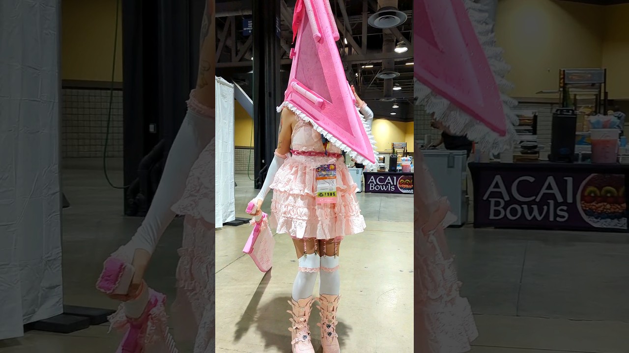 Pyramid Head Silent Hill X Barbie Cosplay from Anime Los Angeles #barbie #cosplay #anime