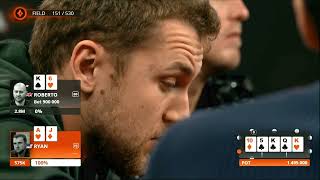 Romanello Tries To Bluff Riess - $10K Main Event FT | Classic Hands - MILLIONS UK 2020 | partypoker