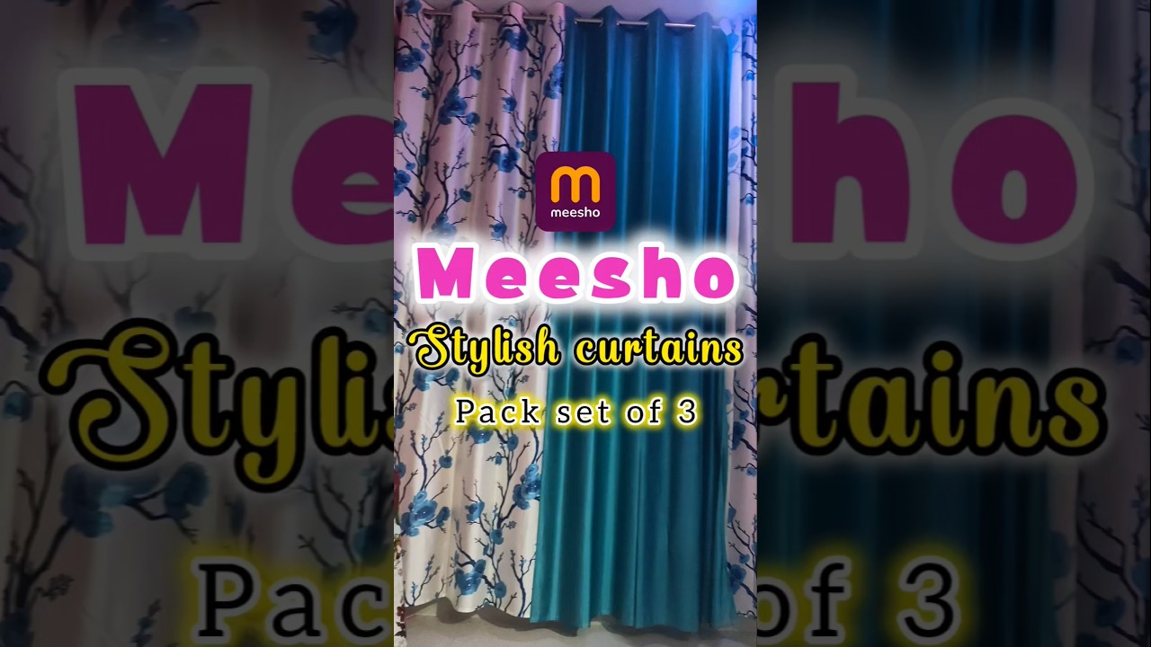Meesho curtains set of 3 | 9 feet @meesho 