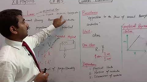 Ohm Law || FSc Physics Chapter 13  || Physics Lectrures by Naveed Anjum