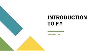 F# Intro- Why F#, Why not Python or C#?