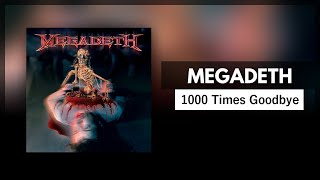 Megadeth - 1000 Times Goodbye (Drums and Bass Backing Track with Guitar Tabs)