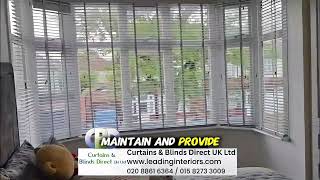 Wooden Venetian Blinds in London | Stylish Window Blinds for Modern UK Homes