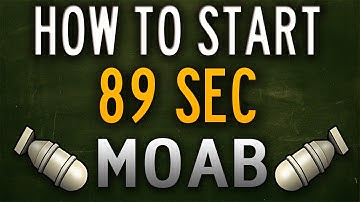 MW3 How to start a game? Beast SOLO 89 SEC MOAB no Support