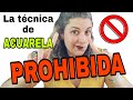 ❌NO USES esta TÉCNICA de ACUARELA (que muchos Youtubers te recomiendan...👎)