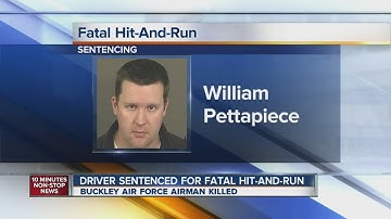 Driver sentenced for fatal hit-and-run of Buckley Airman