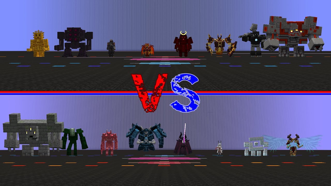 The Ultimate 8v8 | Minecraft Mob Battle 84