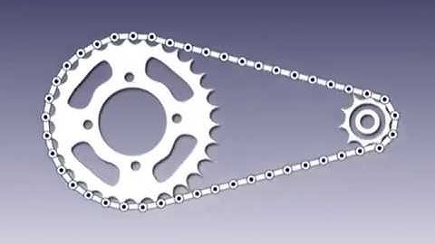 Bicycle Chain and sprocket animation using adobe after effects