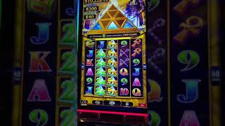 39 FREE GAMES! Myth of the pyramids - Anubis Riches (Konami) @ San Manuel Casino