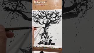 #art #paintingtechniques #artshorts #inkdrawing #inktober #inkart #shorts #viral #paintingtutorial