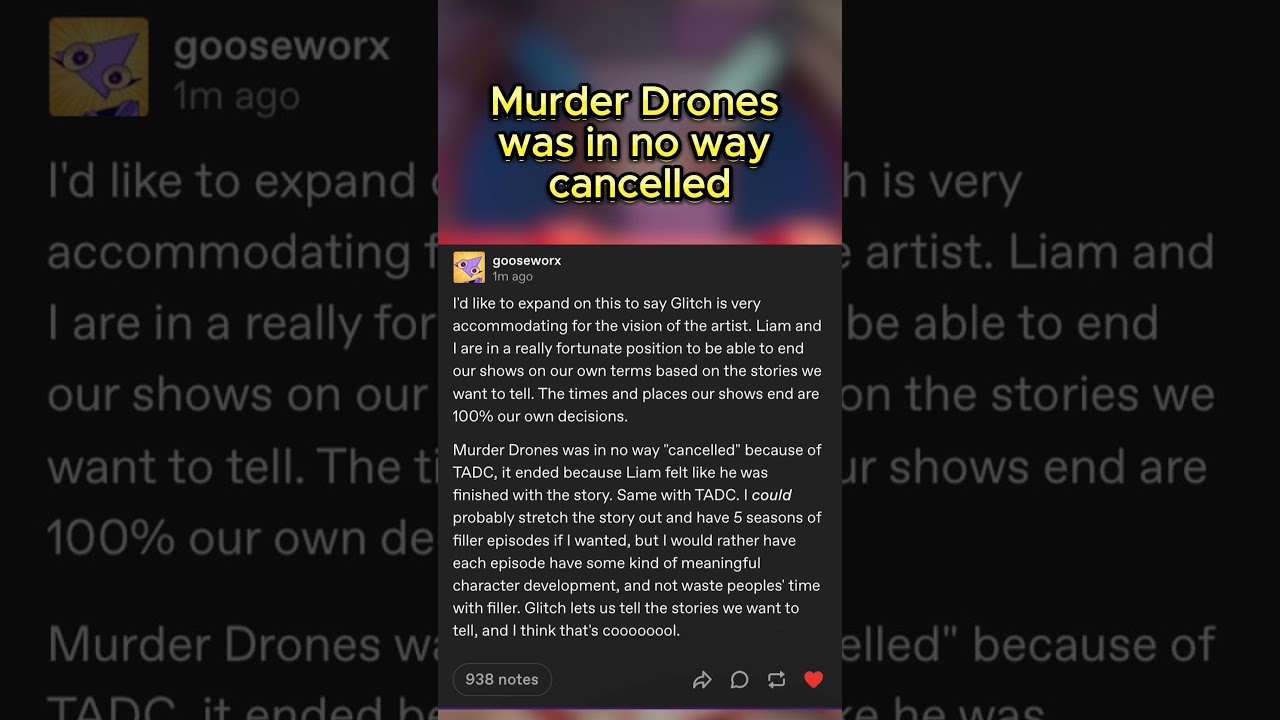 Gooseworx explains why there won't be a second season of The Amazing Digital Circus