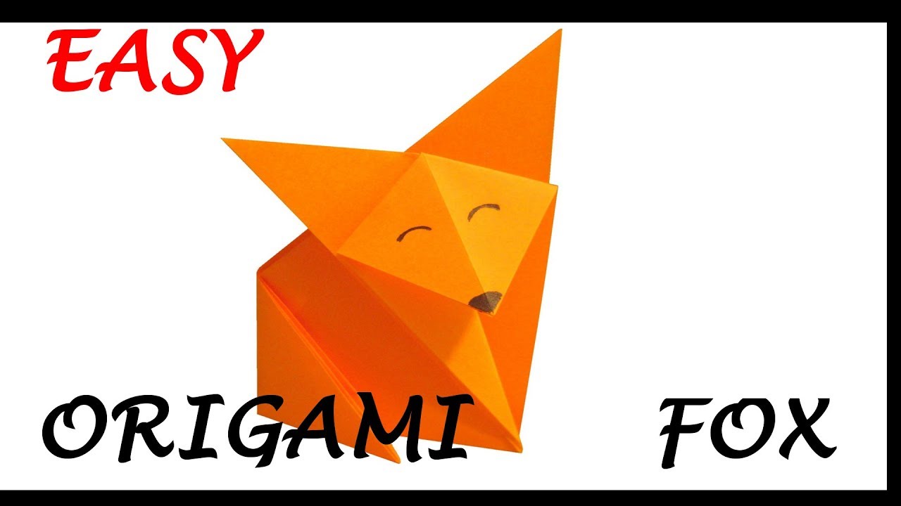 origami fox tutorial