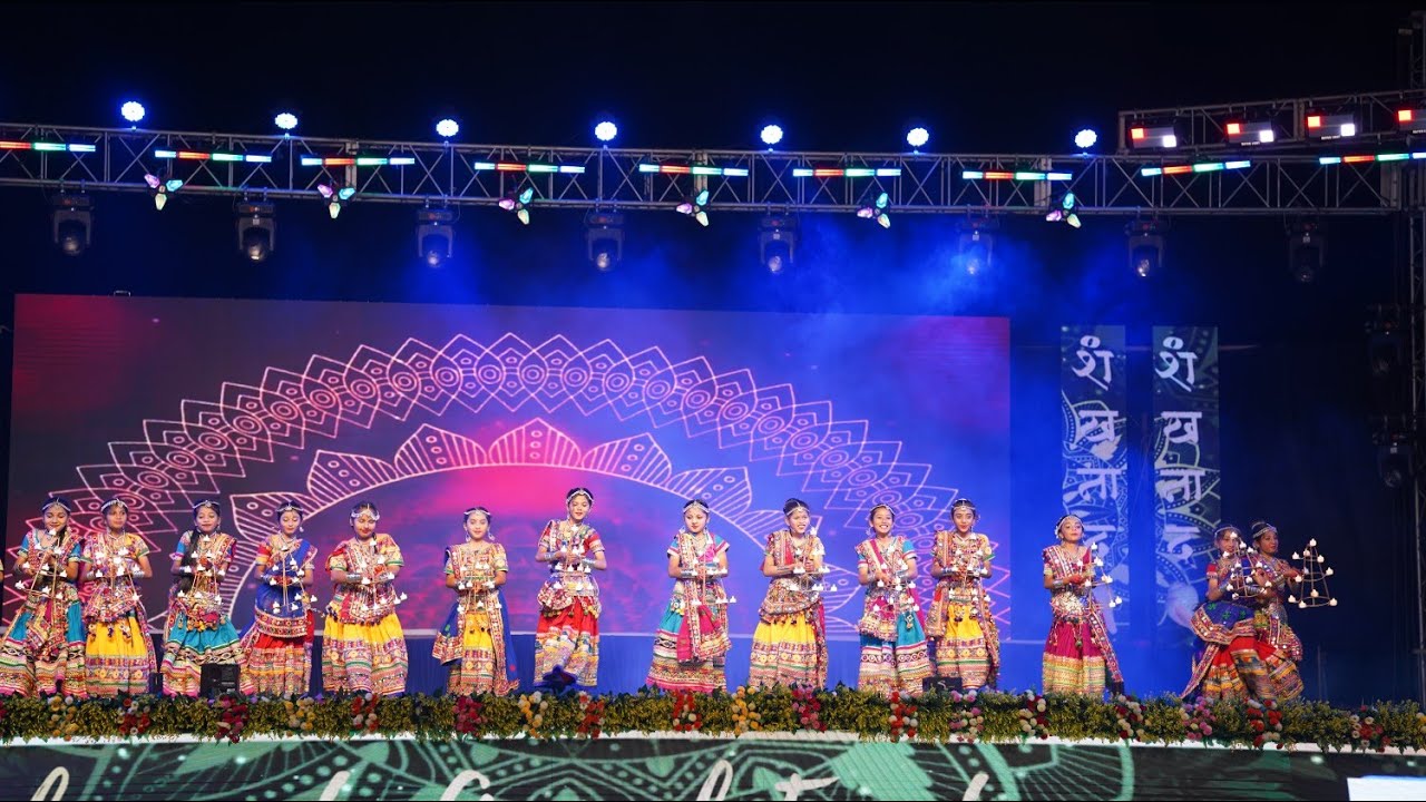 GARBA DANCE | SHANKHANAAD | RD PUBLIC SCHOOL MULTAI | ANNUAL FUNCTION ...