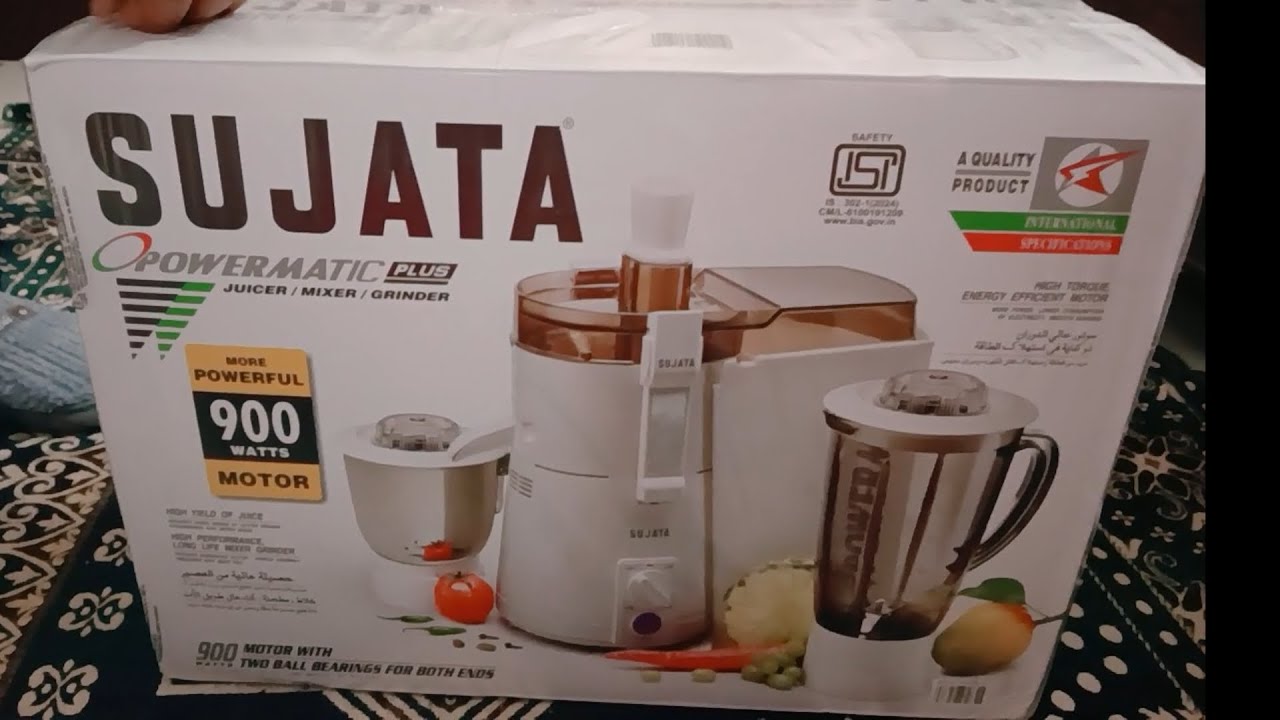 #।।सुजाता पावर मिक्सर एंड ग्राईंडर अनबोकसिंग।।