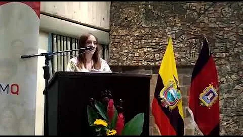 Michelle Ribadeneira, organizadora de COM-Q,